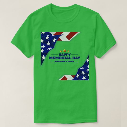 herdenkingsdag en eer ( 3 ) t-shirt (Design voorkant)