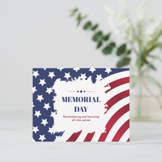 Herdenkingsdag Feestdagenkaart (Staand voorkant)