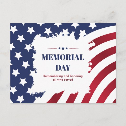 Herdenkingsdag Feestdagenkaart (Voorkant)