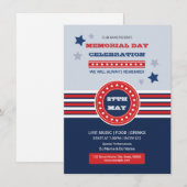 Herdenkingsdag Flyer Uitnodiging (Voorkant / Achterkant)