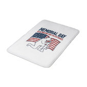 Herdenkingsdag Gesneuvelde Helden Patriottisch Sol Badmat (Gekanteld)