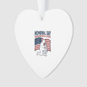 Herdenkingsdag Gesneuvelde Helden Patriottisch Sol Ornament (voorkant)