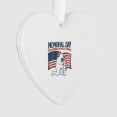 Herdenkingsdag Gesneuvelde Helden Patriottisch Sol Ornament (voorkant)