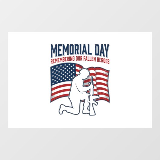 Herdenkingsdag Gesneuvelde Helden Patriottisch Sol Raamsticker (Vel)