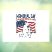 Herdenkingsdag Gesneuvelde Helden Patriottisch Sol Raamsticker (Vel 3)