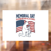 Herdenkingsdag Gesneuvelde Helden Patriottisch Sol Raamsticker (Vel 2)