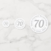 Herdenkingsdag geviering gepersonaliseerd confetti (Voorkanten)