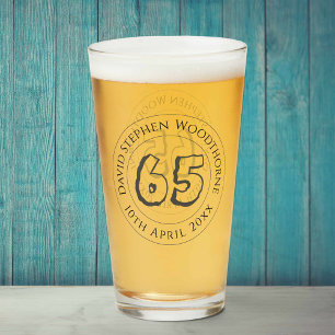 Herdenkingsdag geviering gepersonaliseerd glas