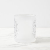 Herdenkingsdag geviering gepersonaliseerd matglas koffiemok (Center)