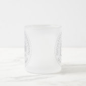 Herdenkingsdag geviering gepersonaliseerd matglas koffiemok (Center)