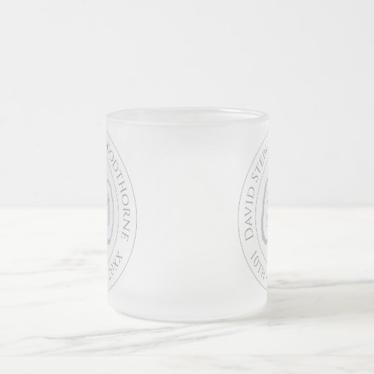 Herdenkingsdag geviering gepersonaliseerd matglas koffiemok (Center)