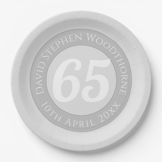 Herdenkingsdag geviering gepersonaliseerd papieren bordje (Voorkant)