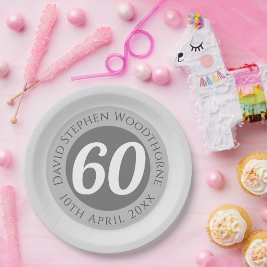 Herdenkingsdag geviering gepersonaliseerd papieren bordje (Feest)