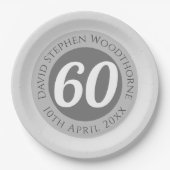 Herdenkingsdag geviering gepersonaliseerd papieren bordje (Voorkant)