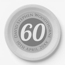 Herdenkingsdag geviering gepersonaliseerd papieren bordje