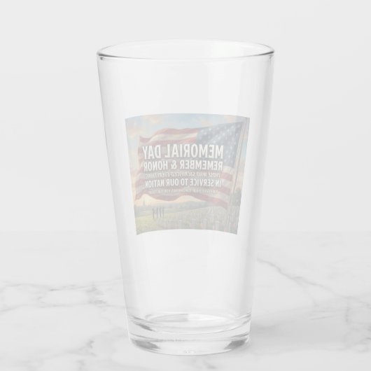 Herdenkingsdag glas (Achterkant)