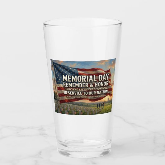 Herdenkingsdag glas (Voorkant)