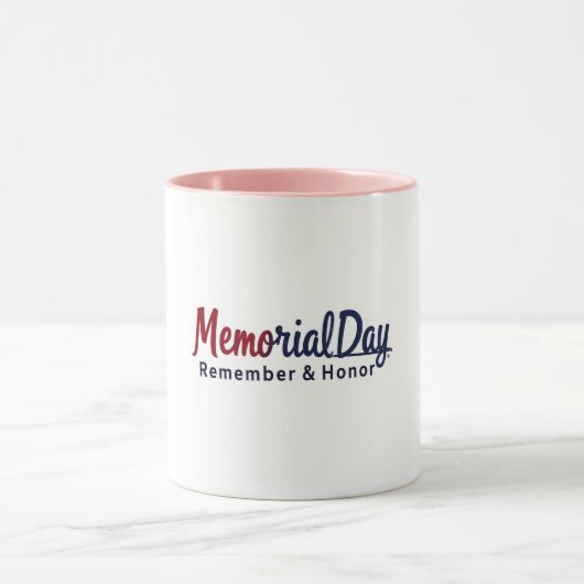 Herdenkingsdag “Herinner & Eer” Patriottische koff Mok (Midden)