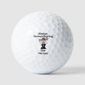 Herdenkingsdag, Herinner en Eer Golfballen (Voorkant)