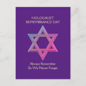 Herdenkingsdag Holocaust Briefkaart (Voorkant)