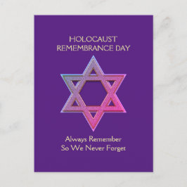 Herdenkingsdag Holocaust Briefkaart