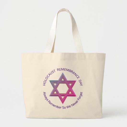 Herdenkingsdag holocaust grote tote bag (Voorkant)