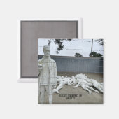 Herdenkingsdag holocaust magneet (Voorkant / Achterkant)