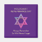Herdenkingsdag holocaust magneet (Voorkant)