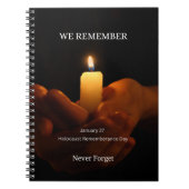 Herdenkingsdag Holocaust Notitieboek (Voorkant)