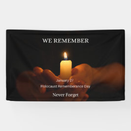 Herdenkingsdag Holocaust Spandoek