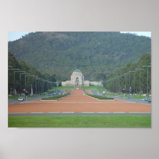 herdenkingsdag in Canberra in de Australische hoof Poster (Voorkant)