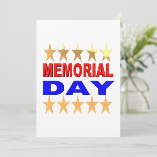 Herdenkingsdag Kaart (Staand voorkant)