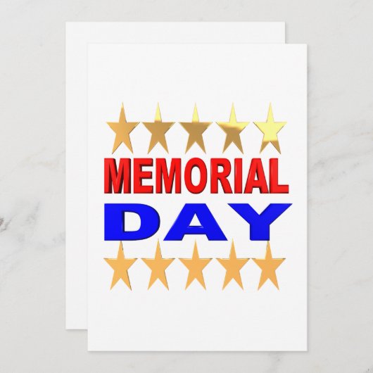 Herdenkingsdag Kaart (Voorkant / Achterkant)