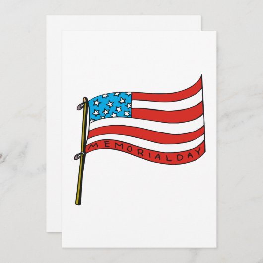 Herdenkingsdag Kaart (Voorkant / Achterkant)