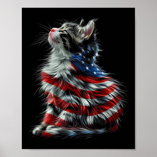 Herdenkingsdag Kat en Onafhankelijkheidsdag trots Poster (Voorkant)