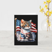 Herdenkingsdag Kat  Kaart (Gele Bloem)