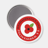 Herdenkingsdag - Magneet (Voorkant / Achterkant)