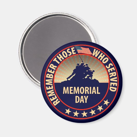 Herdenkingsdag Magneet (Voorkant / Achterkant)