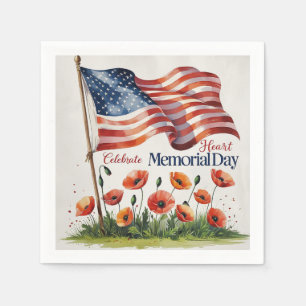 Herdenkingsdag Napkins Never Forget Home of the Fr Servet