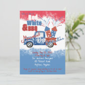 Herdenkingsdag Onafhankelijkheidsdag BBQ-feest Kaart (Staand voorkant)