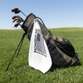 Herdenkingsdag Onthoud En Eer Hulde Vector Des Golfhanddoek (Groen)