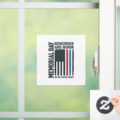 Herdenkingsdag Onthoud En Eer Hulde Vector Des Raamsticker (Huis)