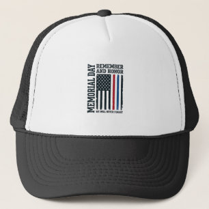 Herdenkingsdag Onthoud En Eer Hulde Vector Des Trucker Pet