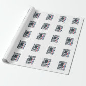 Herdenkingsdag Onthoud En Eer Tribut Vector Des Cadeaupapier (Uitgerold)