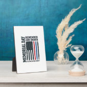 Herdenkingsdag Onthoud En Eer Tribut Vector Des Fotoplaat (Zijkant)