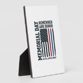 Herdenkingsdag Onthoud En Eer Tribut Vector Des Fotoplaat (Zijkant)