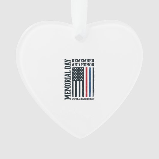 Herdenkingsdag Onthoud En Eer Tribut Vector Des Ornament (voorkant)