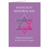 Herdenkingsdag op de dag van de douane-holocaust H (Voorkant)