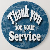 Herdenkingsdag Ronde Button 6,0 Cm (Voorkant)