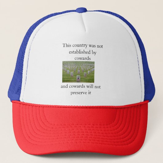 Herdenkingsdag Stijlen Trucker Hoed / Hats Pet (Voorkant)